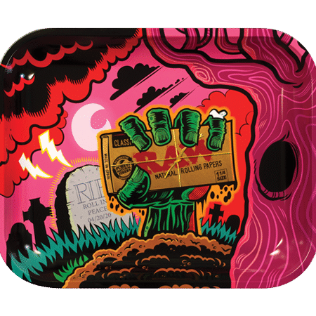 RAW ROLLING TRAY (ZOMBIE) :LARGE