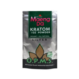 OPMS KRATOM SILCER MAENG DA POWDER 1 OZ/28.35 g