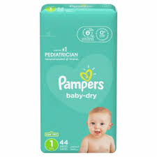 PAMPERS BABY DRY SIZE 1 (44CT)