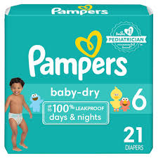 PAMPERS BABY DRY SIZE 6 (21CT)