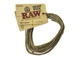 RAW HEMP WICK 13 FT/ 4 METERS
