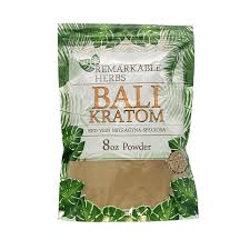 REMARKABLE HERBS KRATOM - BALI POWDER - 8 oz