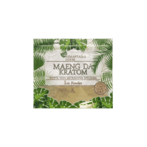 REMARKABLE HERBS KRATOM - MAENG DA POWDER [ WHITE] 1OZ