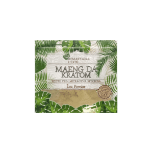 REMARKABLE HERBS KRATOM - MAENG DA POWDER - 1 oz.