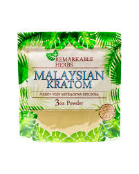 REMARKABLE HERBS KRATOM - MALAYSIAN POWDER - 3 oz.