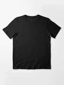 T-SHIRT S/S (R) BLACK 3XL