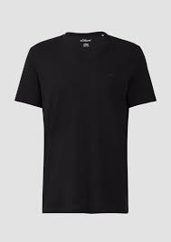 T-SHIRT S/S (V) BLACK MEDIUM